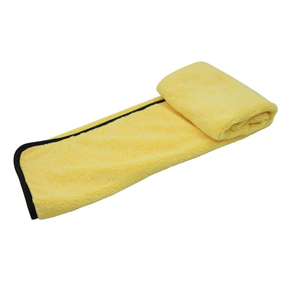

large size microfiber car cleaning towel cloth multifunctional wash washing drying cloths 92*56cm yellow big promotion