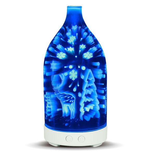

aroma diffuser christmas 3d ultrasonic essential oil diffuser with led changing light air humidifier essential oil cool mist