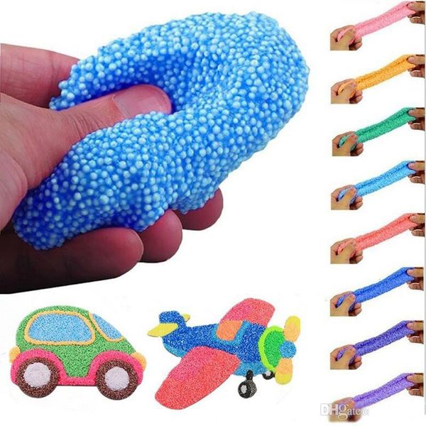

3d snow fluffy floam slime scented stress relief colorful fluffy floa kids toys sludge cotton mud release vent clay toy plasticine gift