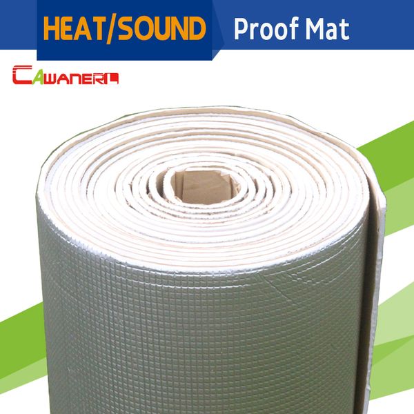 

cawanerl 1 roll 4sqm 160" x 40" car firewall door cockpit ceiling trunk heat shield sound insulation noise control deadener mat