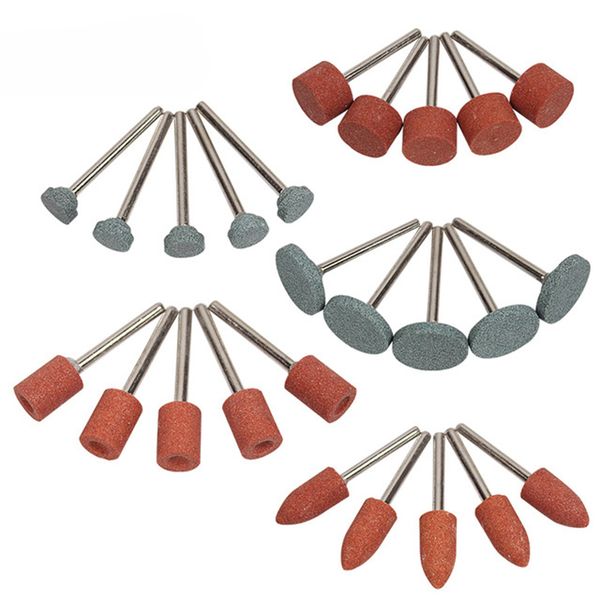 

25pcs abrasive mounted stone for dremel rotary tools grinding stone wheel head dremel accessories