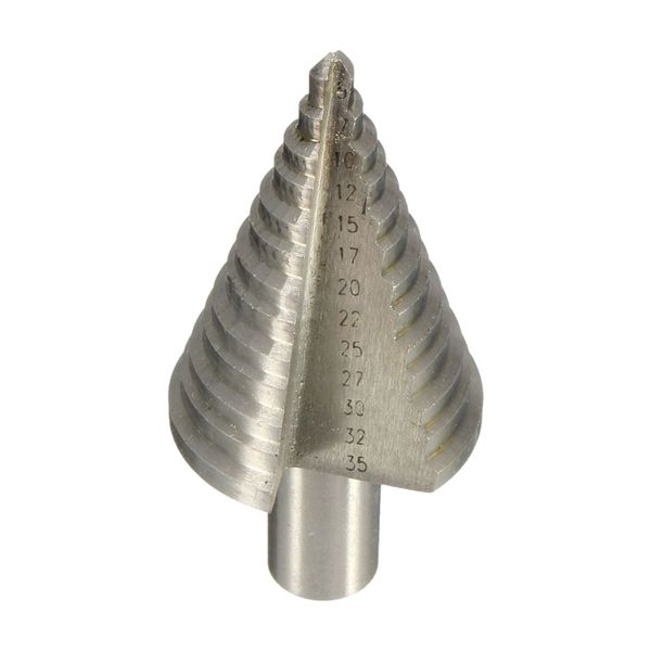 

promotion 5-35mm 13 steps plating hss cone drill bit titanium hole cutter hex shank steel