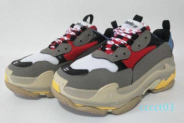 

2019 fashion paris 17fw triple-s sneaker triple s casual luxury dad designer for men women black sports tennis running shoe 36-46 ct3