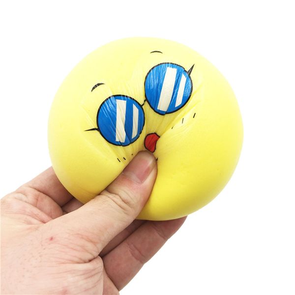 

squishy squeeze stress reliever soft face yellow bun scented slow rising toys elastic environmentally pu dropshiping w311