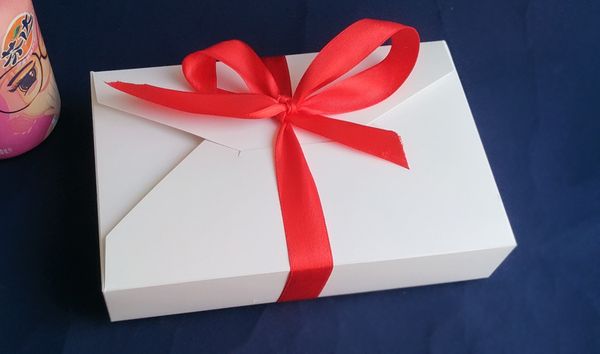 

30pcs 19.5*12.5*4cm packaging white cardboard paper box for candy\cake\dessert \party\christmas packing boxes