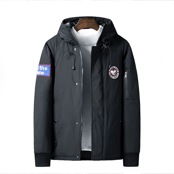 

teens color matching men's down jacket stylish male down coat winter thick warm man clothing brand men's apparel warm parka 820, Black