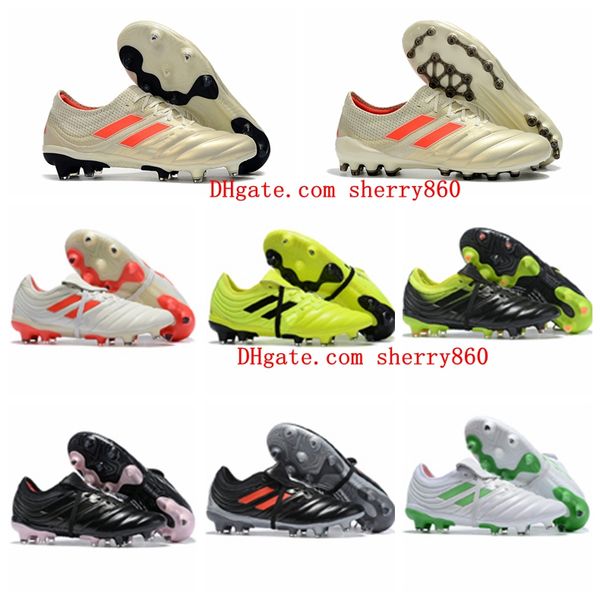 

2019 мужские футбольные бутсы Copa 19.1 FG AG футбольные бутсы Champagne Lace-Up футбольные бутсы