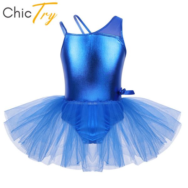 

chictry kids teens ballet tutu dress girls sleeveless mesh splice ballet gymnastics leotard children shiny stage dance costumes, Black;red