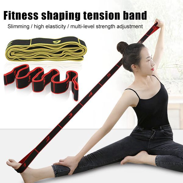 

newly 8 grid digital position elastic band stretch belts for fitness yoga latin dance ya88