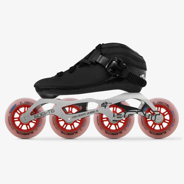

2019 original bont speed inline skates heatmoldable carbonfiber boot 4*90/100/110mm 6061 elemental wheel skating patines