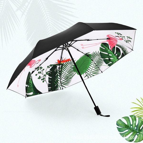

umbrella automatic 2019 rain parasol gifts new fresh tropical style anti-uv windproof sun shade rain umbrella 50ry041 umbrellas