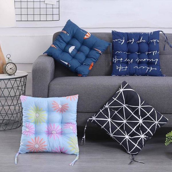 

new thicken seat cushion dining chair cushion students seat dormitory chair pad fart mat breathable pad square mat