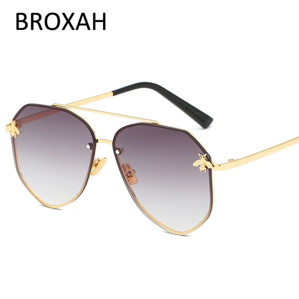 

fashion metal sunglasses women 2019 quality driving glasses oval ladies shades uv400 lunette de soleil femme, White;black