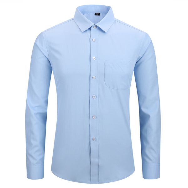 

plus size 5xl 6xl 7xl 8xl men dress shirt white black blue pink casual long sleeve male social formal shirt high quality