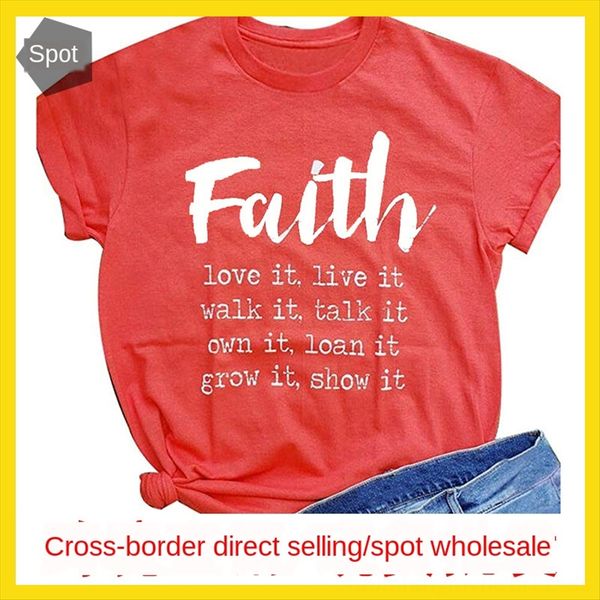 

women's wear european fa h love short-sleeved t-shirt women's wear european fait h love it short-sleeved t-shirt, White