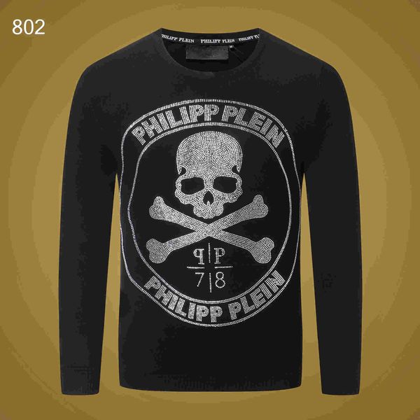

Printed phillip plain new men de igner cotton hoodie fa hion embroidery logo medu a weat hirt