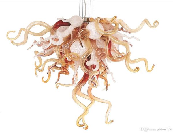 

small blown lamp chandelier living room decor modern art glass italy designed hanging led chandeliers