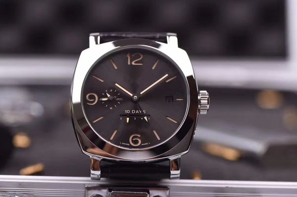 

wholesale luxury watch, man's automatic mechanical watch, pm00625movement, 45mm, 361l stainless steel, waterproof, luminous, delivery, Slivery;brown