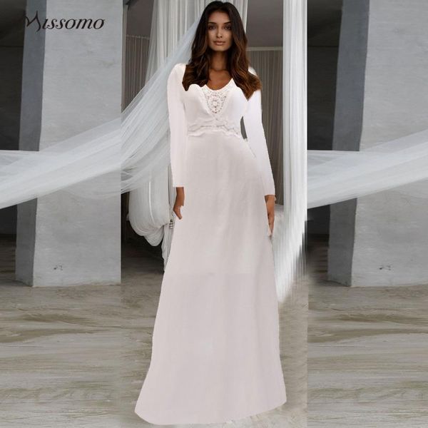 

missomo party long dress women long sleeve v-neck white summer dress maxi vestidos vintage dresses woman party night, Black;gray