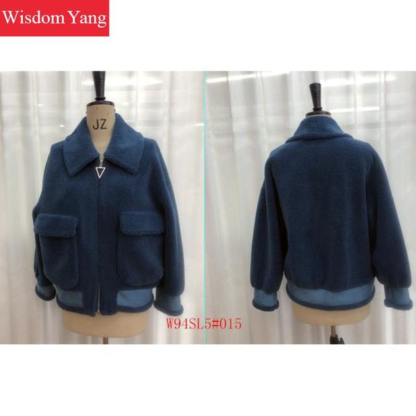 

autumn women tenny coat winter faux fleece wool coats warm pink blue white loose woolen elegant oversize overcoat coat outerwear, Black;brown