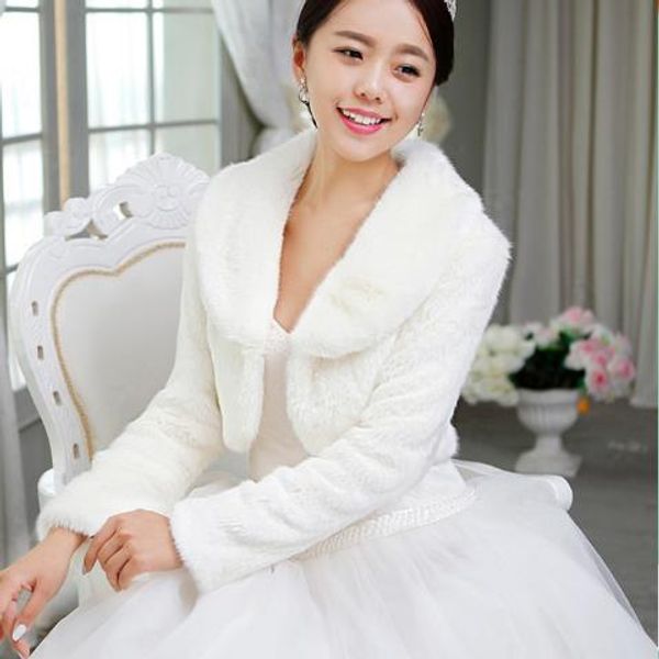 

furry women faux fur coats 2019 retro fur faux coat women wedding party wear imitation short jackets m888, Black