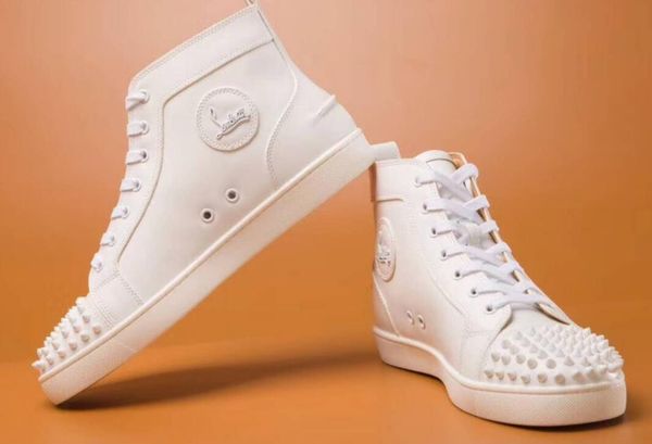 

Chri tian red bottom louboutin cl red bottom de igner men tra neaker fa hion walking dre wedding ca ual lace up lei ure hoe 2