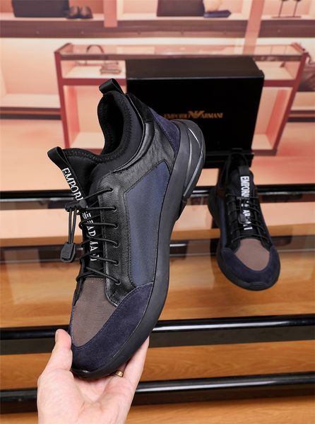 

2019 p4 luxury fashion casual men's shoes, outdoor sports running men's shoes original box packaging zapatos hombre, Black