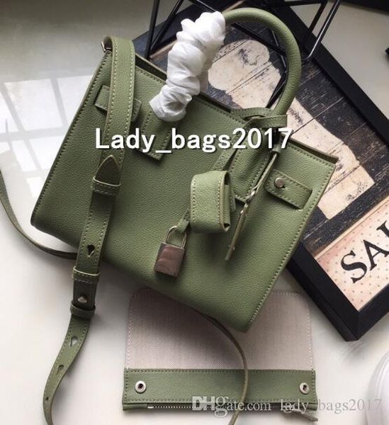 

fashion woman handbags women mini organ bag genuine leather shoulder straps handbag designer handbags messenger crossbody bags with lock key