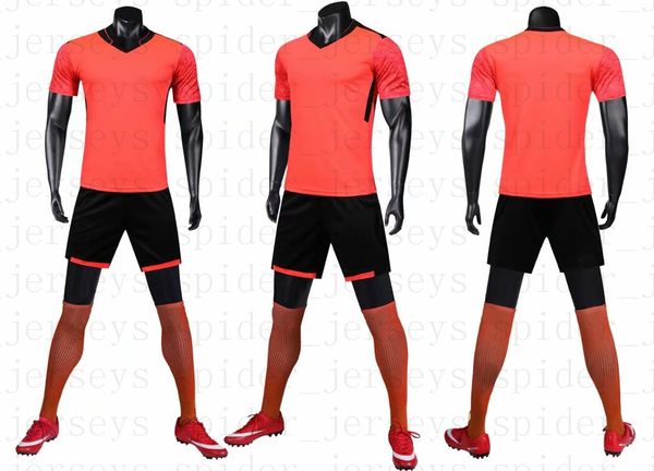 

2019 New Men's Sports Football uniform 2018 DIY Customized Putuan Training Suit Breathable Short Shirt 5925625