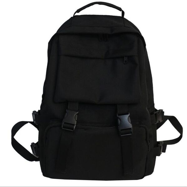 

2020 large size black backpacks bags sapatos feminino canvas mochila masculina school bags travel bag drop shipping lxg04