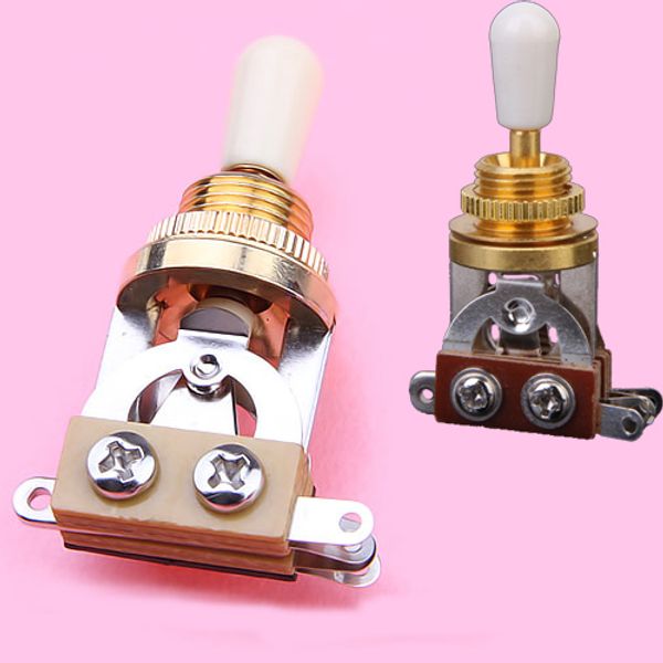 

3-полосная тумблер для гитары les paul electric - золотая ж / крем совета