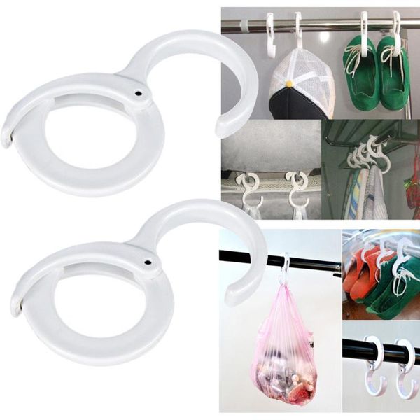 

2pcs plastic hanger hanger hooks s shaped hooks organizer shoes holders couture powerful multi-function durable #es
