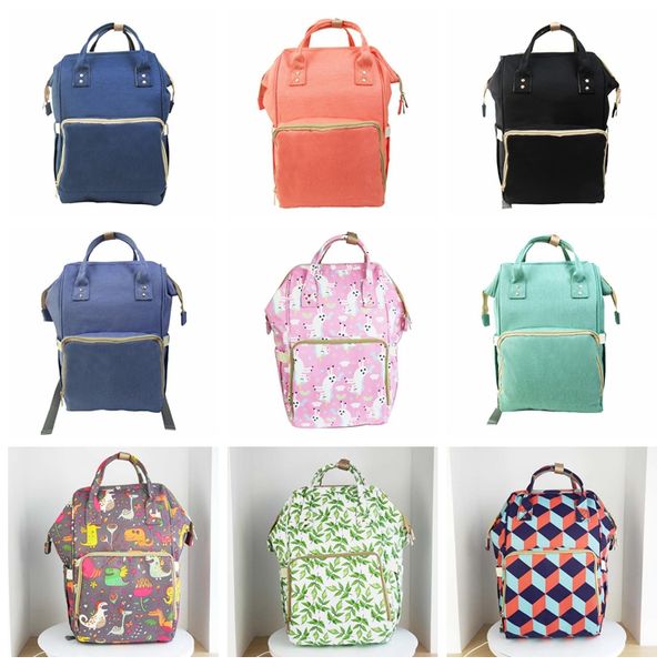 

dinosaur mummy bags maternity nappy backpack nursing bag for baby care floral print large capacity travel hanging diaper bag ing