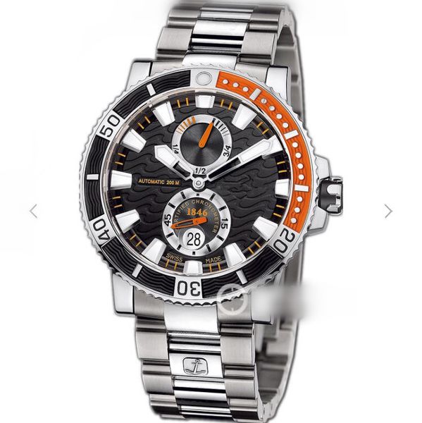 

n 263-90 nautical designer watches men's watch smart watch diving automatic mechanical movement 316l 42.7 mm automatic watch, Slivery;brown