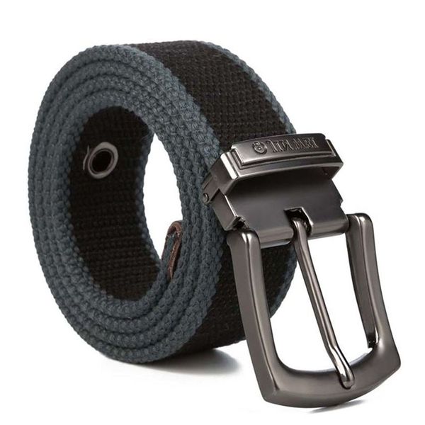 

tactical belt men canvas belts for jeans male casual metal pin detachable buckle straps belt ceintures 140 150 160 cm, Black;brown