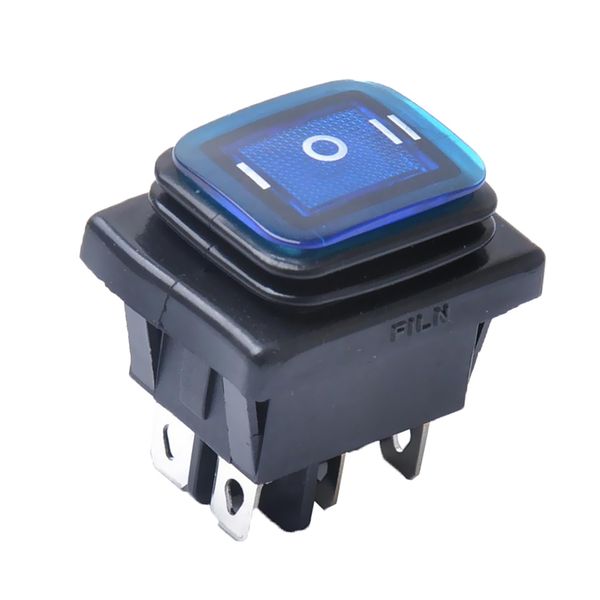 

6 pin on-off-on car boat lighted rocker toggle switch waterproof