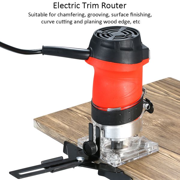 

30000r/min angle grinder wood laminate trimmer 800w 220v trim router polishing grinding machine for woodworking trimming