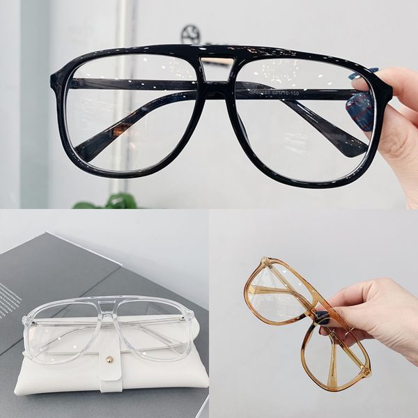 

generous myopia frame trendsetter frame pilot plain glasses myopia glasses, Silver