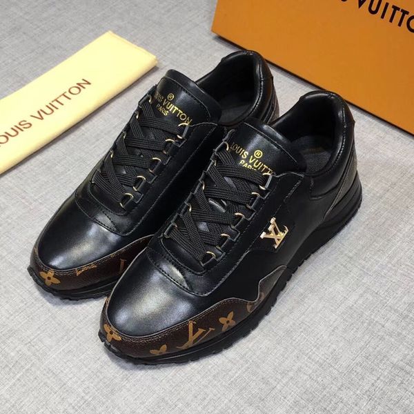 

2020 новая мужская женская Повседневная обувь красивая платформа повседневные кроссовки роскошные туфли кожа твердый бренд Louis Vuitton LV RD 44