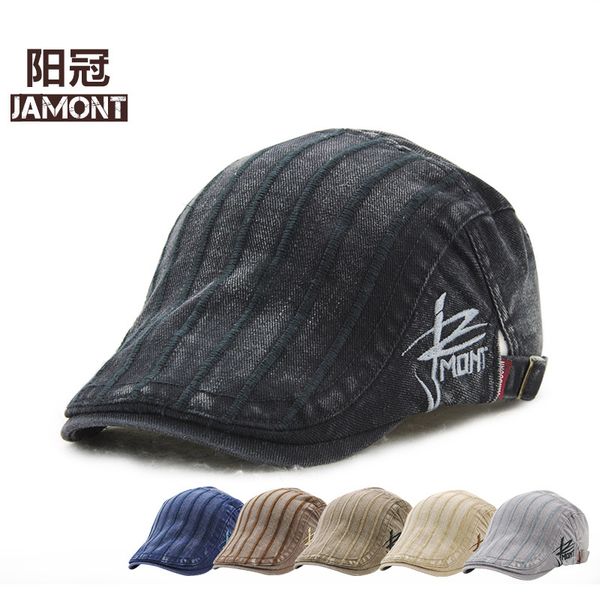 

jamont fashion casual embroidered cotton material peaked cap baseball cap, Blue;gray