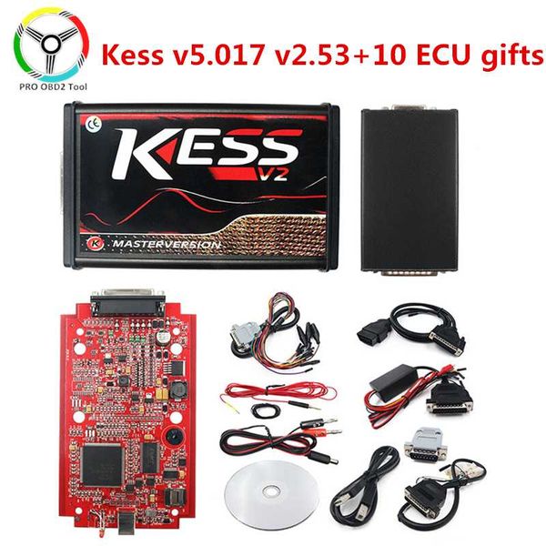

интернет no токен v2.53 eu red kess v5.017 obd2 менеджер tuning kit 4 led kess основной блок без кабеля ecu programmer