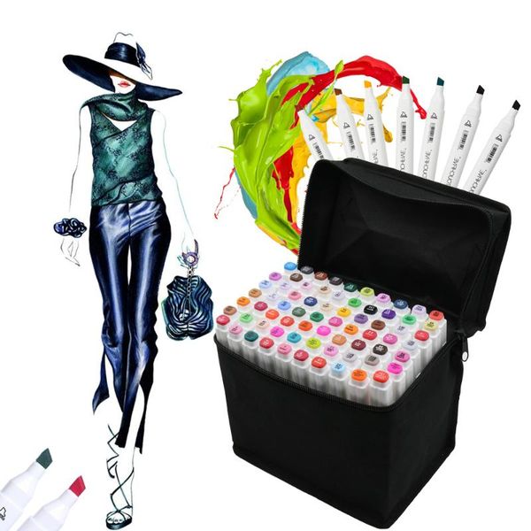 

touchfive 168 colors art markers set dual head sketch markers pen for manga design drawing liner art supplies stationery