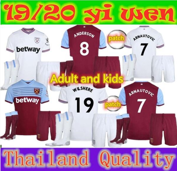 

And kid 19 20 we t ham occer jer ey united 2019 2020 home away diopwil here 17 chicharito 10 lanzini 7 arnautovic football hirt