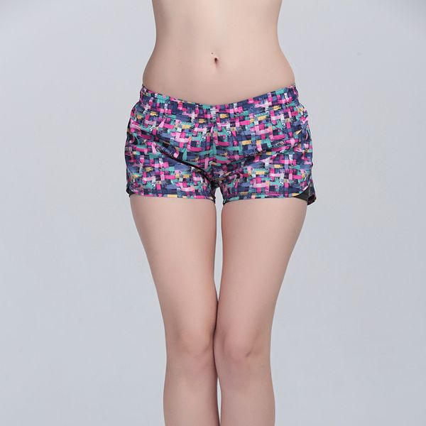 

korean version of thin sports shorts women summer home loose leisure running fitness lady checkered sports shorts, White;black