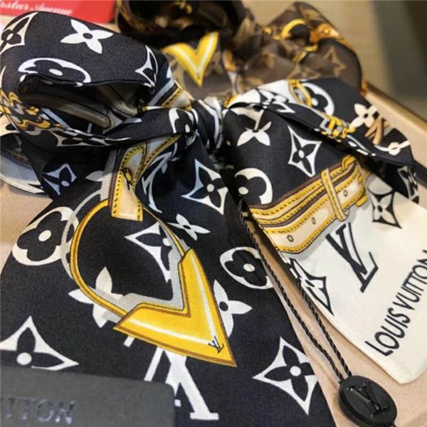 

2019 fa hion uper oft ilk double atin ribbon multi functional fa hion head carf bow tie hair acce orie