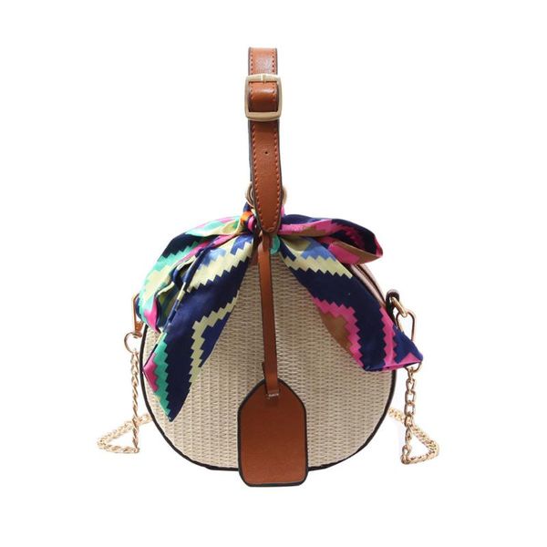 

handbag women's solid color ribbon straw handbag saddle messenger bag bolsa feminina new fashion 2019 dropship #o