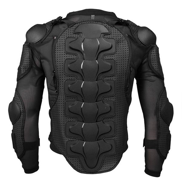 

motorcycle armour jacket body protection for spine chest forearm mens black