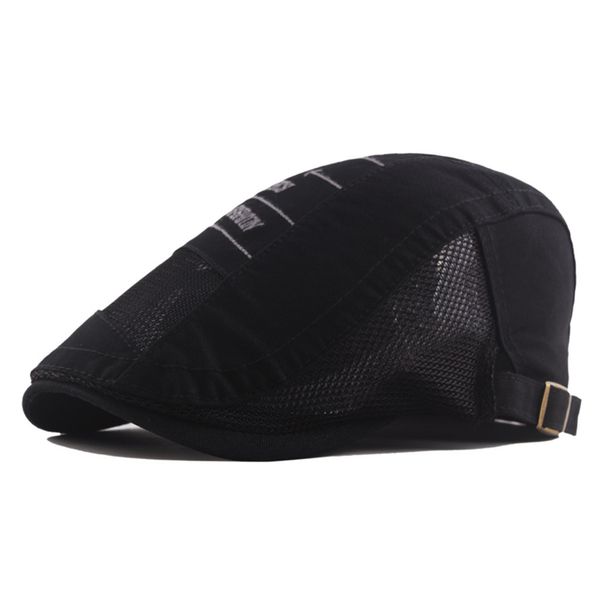 

winter women hat breathable beret hat casquette streetwear casual boina masculina vintage black mesh flat cap hats sombrero muje, Blue;gray