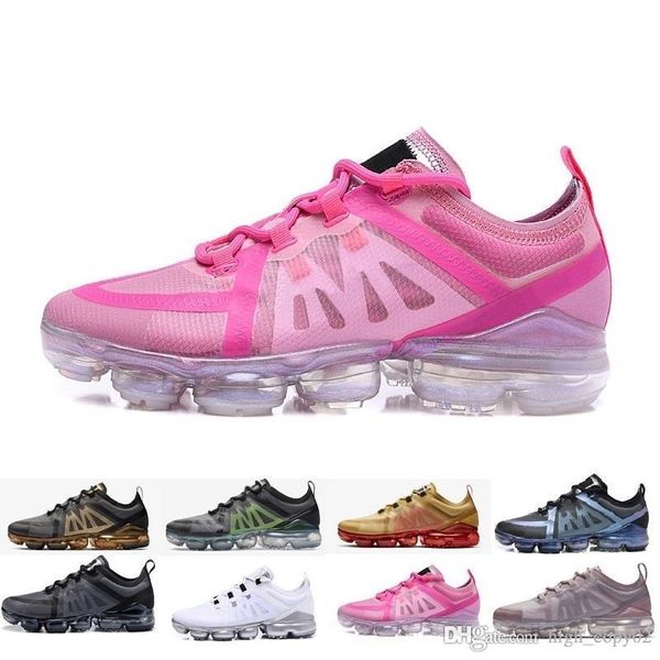

vapors 2018 new rainbow 2018 knit cushion fashion athletic corss hiking jogging maxes outdoor shoes size 5.5-11, Black