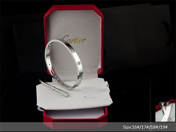 

bracelet cartier bracelets luxury designer jewelry women bracelets cartier love bracelet diamond titanium steel 316l top, Black